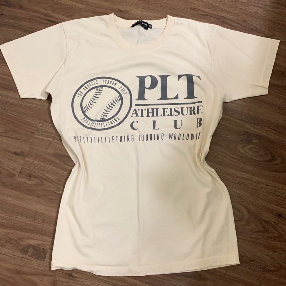 PrettyLittleThing CREAM tee